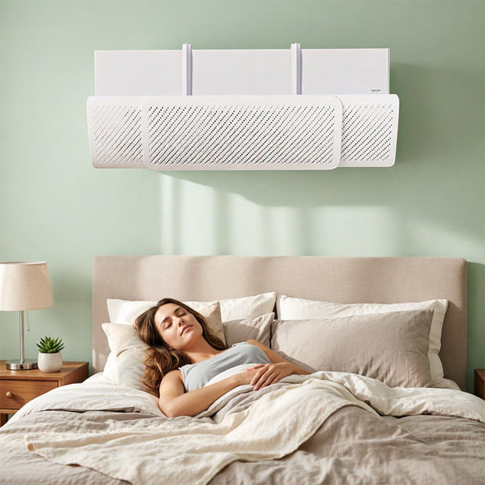 Adjustable AC Wind Deflector Universal Fit Air Conditioner Diffuser No Drill