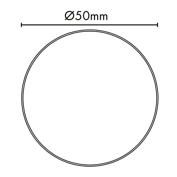 Adjustable Glass Standoff - 50mm Diameter Cap with 45mm Body - Image 5