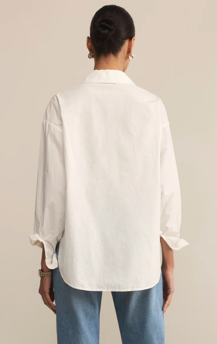 Alfie Button Up Shirt - White