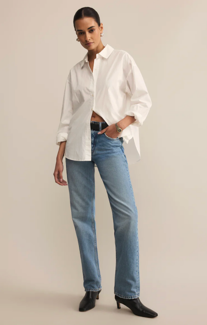 Alfie Button Up Shirt - White