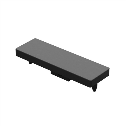 Aluminium Top Cap - For Blade panels - 50x16x4MM - Image 1