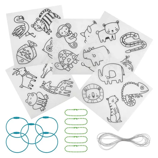 Animals Shrink Art Kit
