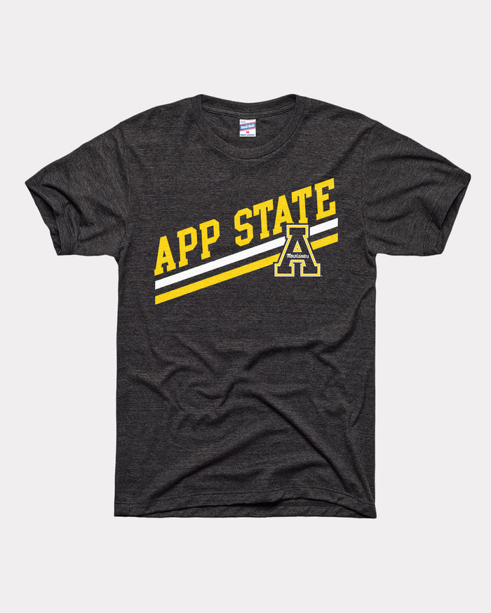 App State Sideline Vintage Black T-Shirt