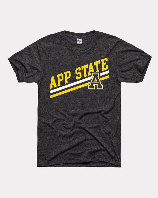 App State Sideline Vintage Black T-Shirt