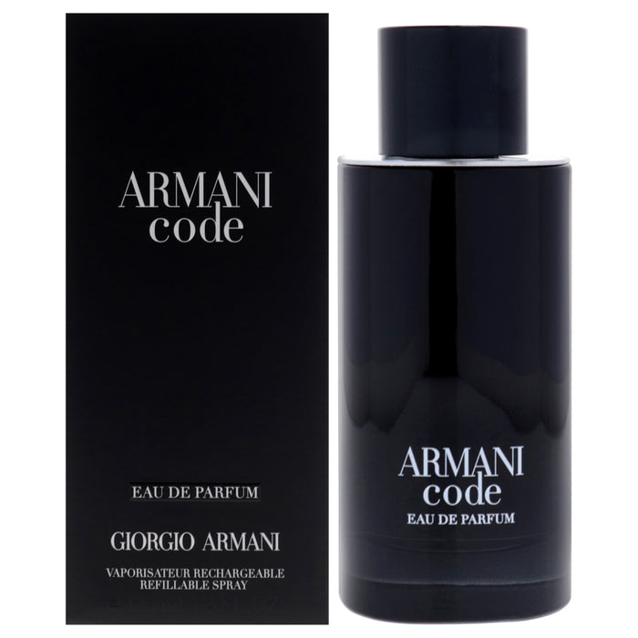 Armani Code by Giorgio Armani for Men - 4.2 oz EDP Spray (Refillable)