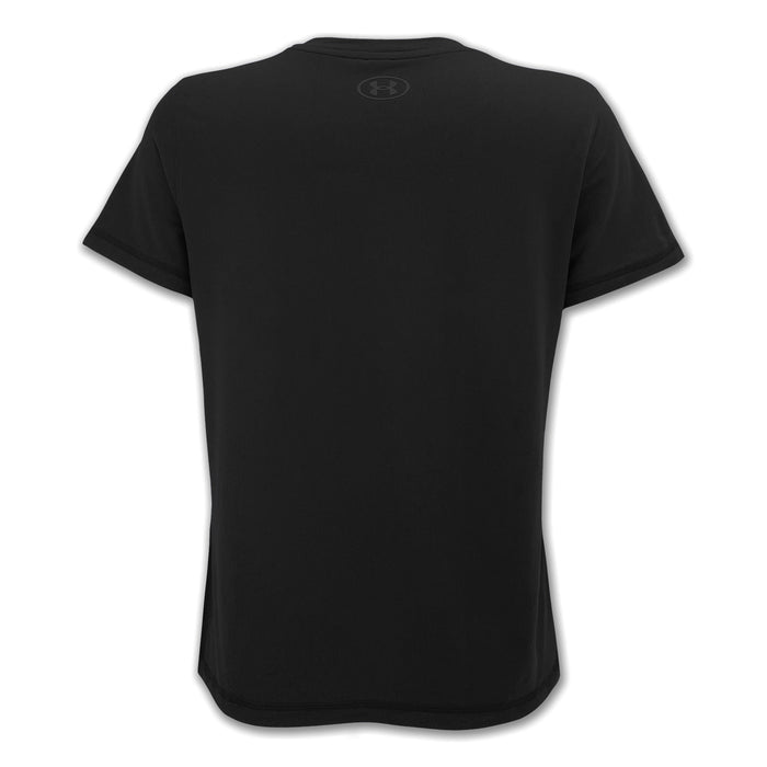 Army Ladies Under Armour Tech Stretch T-Shirt (Black)