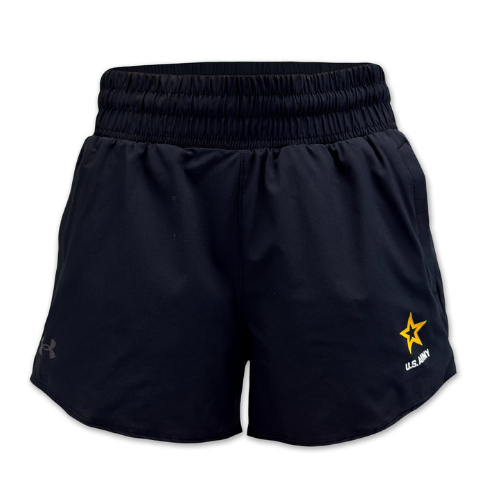 Army Star Women's Under Armour Flex Woven Short (Black)
