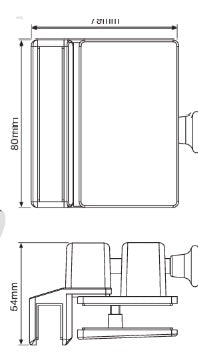 Atlantic- 90 Deg Glass to Glass Pool Fence Latch - BLACK - Internal - Image 2