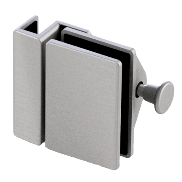 Atlantic- 90 Deg Glass to Glass Pool Fence latch - Satin Stainless Steel, External - Image 1
