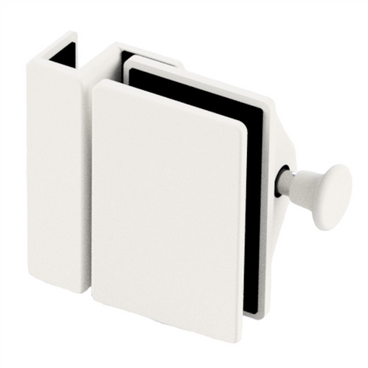 Atlantic- 90 Deg Glass to Glass Pool Fence latch - White - External - Image 1