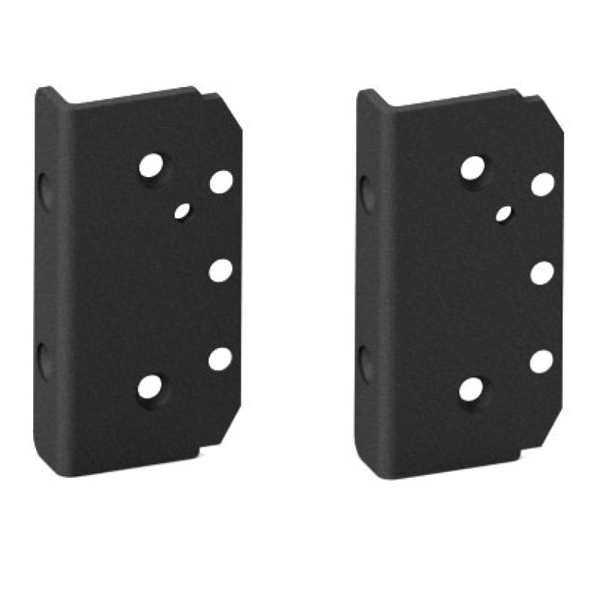 Atlantic Hinge Plate - Square Post Plates - BLACK - Image 1