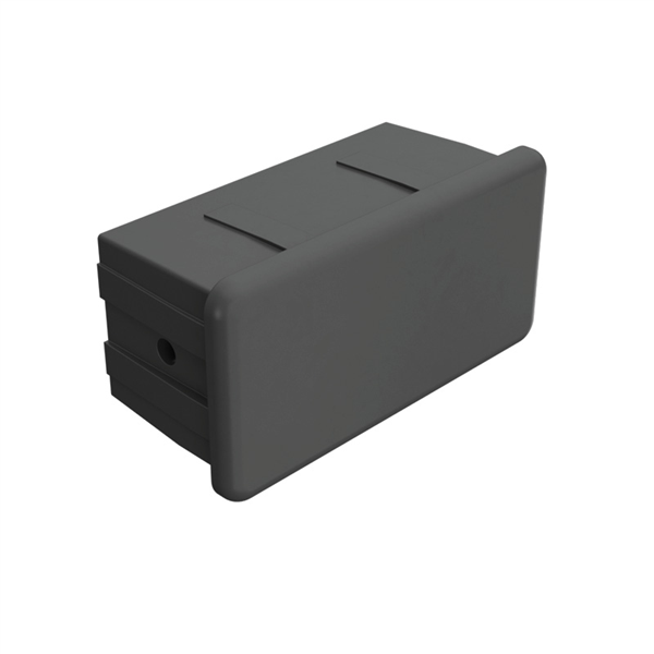 Australis OFFSET - Aluminium END CAP for 50x25mm handrail - Monument - Image 1