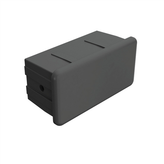 Australis OFFSET - Aluminium END CAP for 50x25mm handrail - Monument - Image 1