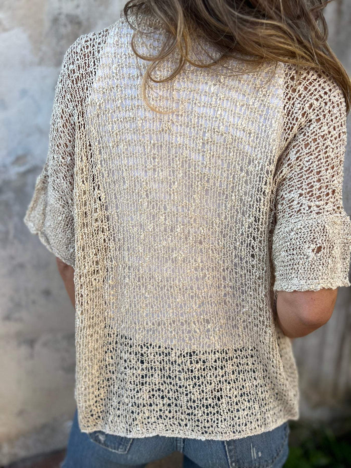 Aya - Cardigan Tricoté Élégance Décontractée