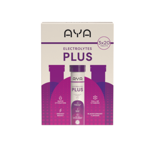 AYA Electrolytes Plus Blackcurrant 3x20's