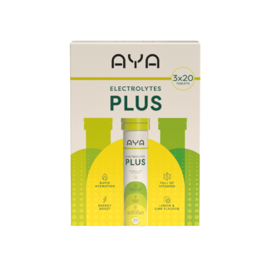 AYA Electrolytes Plus Lemon & Lime flavour 3x20's