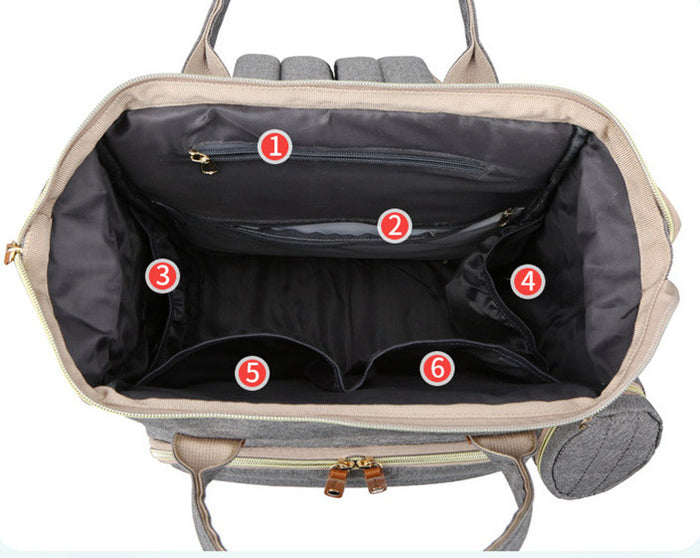 BA027 - Mummy Backpack With Foldable Crib