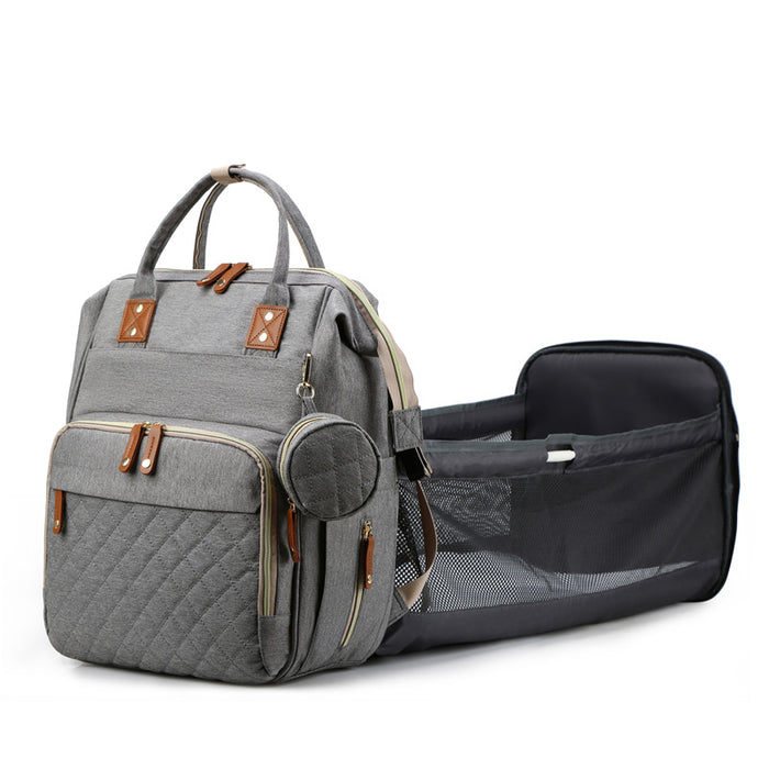 BA027 - Mummy Backpack With Foldable Crib