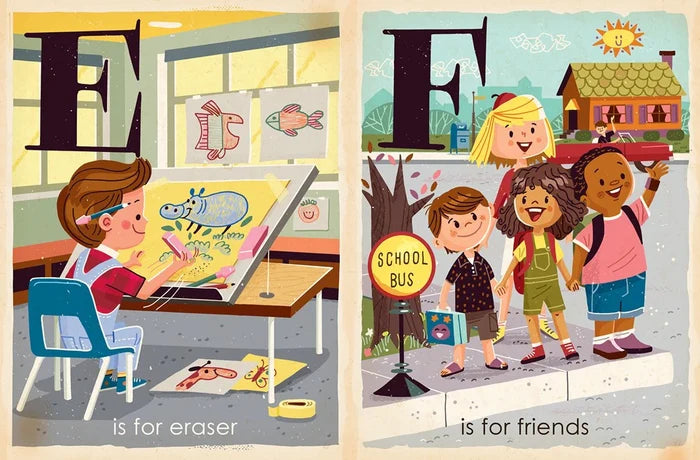 BabyLit Alphabet Books - S is for School