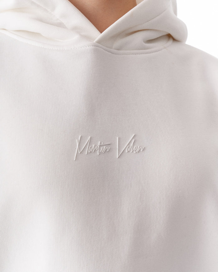 Back Embroidery Oversized White Hoodie For Women (4)