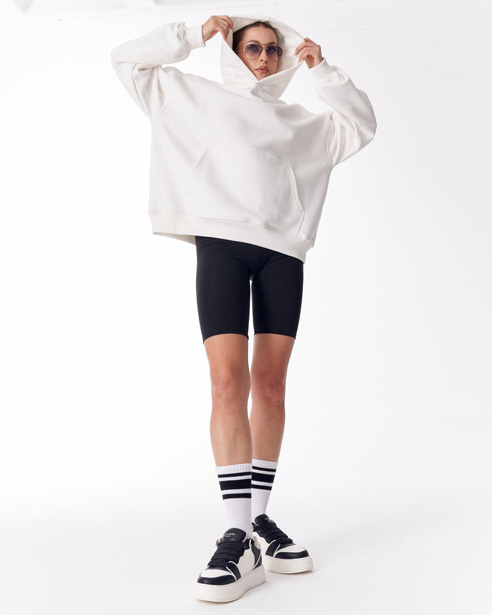 Back Embroidery Oversized White Hoodie For Women (6)