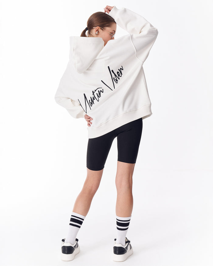 Back Embroidery Oversized White Hoodie For Women (7)