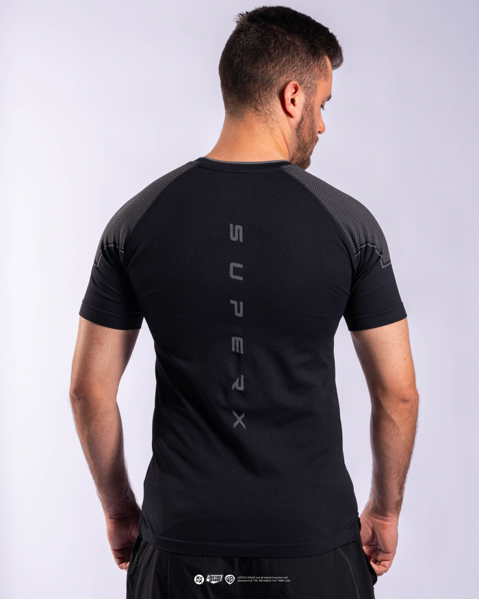 BATMAN™ Super Suit™ Compression Short Sleeve Arkham Black
