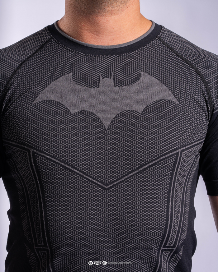 BATMAN™ Super Suit™ Compression Short Sleeve Arkham Black