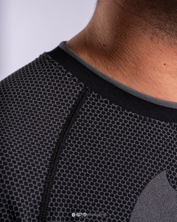 BATMAN™ Super Suit™ Compression Short Sleeve Arkham Black