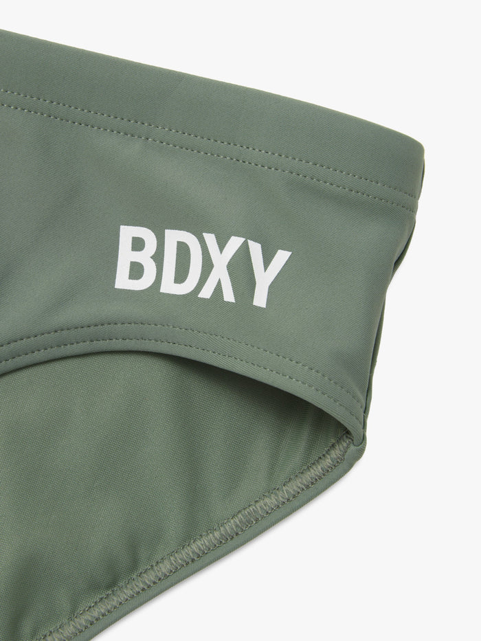 The Atmos Swimbrief | Army Green - Bascora