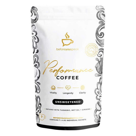 Before You Speak Performance Coffee Unsweetened - 4.5g x 7 Pack - L'Organic