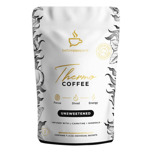 Before You Speak Thermo Coffee Unsweetened - 6.5g x 7 Pack - L'Organic