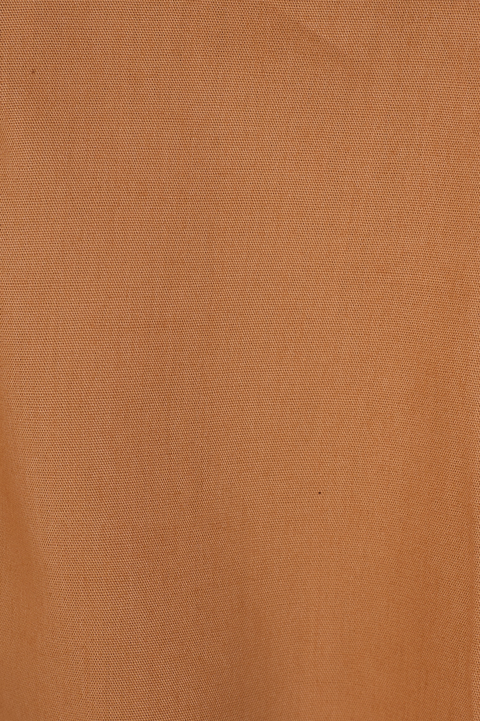 Beige V Neck Sleeveless Cotton Peplum Top_5