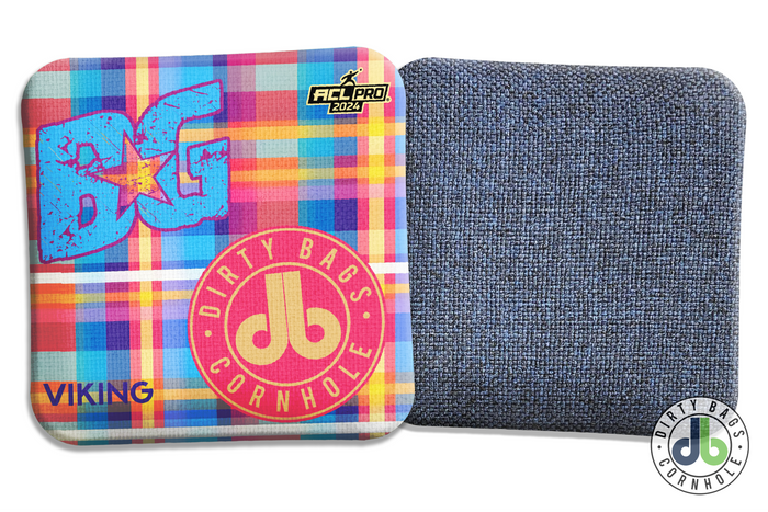 Cornhole Bags - BG Viking Plaid 2