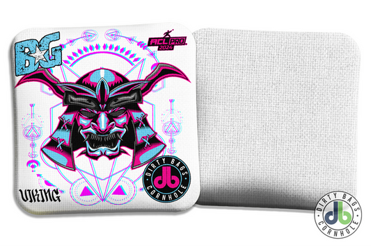 BG Cornhole Viking - Neon Oni Mask