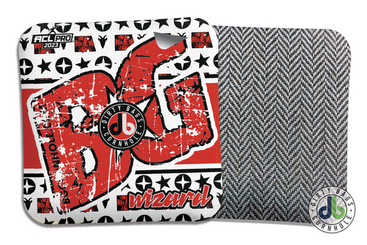 BG Cornhole Wizard - Hype Beast Cornhole | db Edition Red
