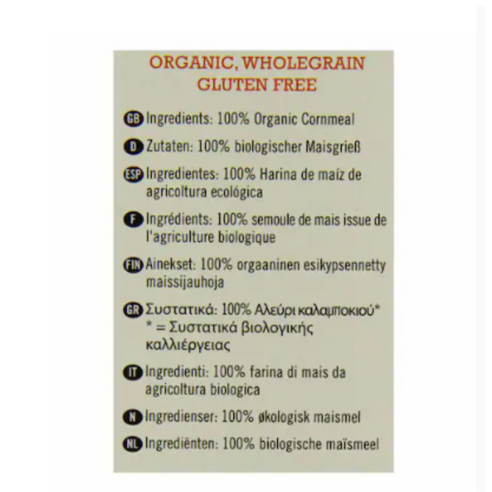 Biona Organic Polenta Bramata 500g