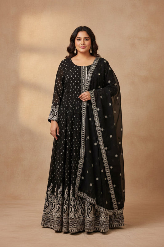 Black Anarkali dress