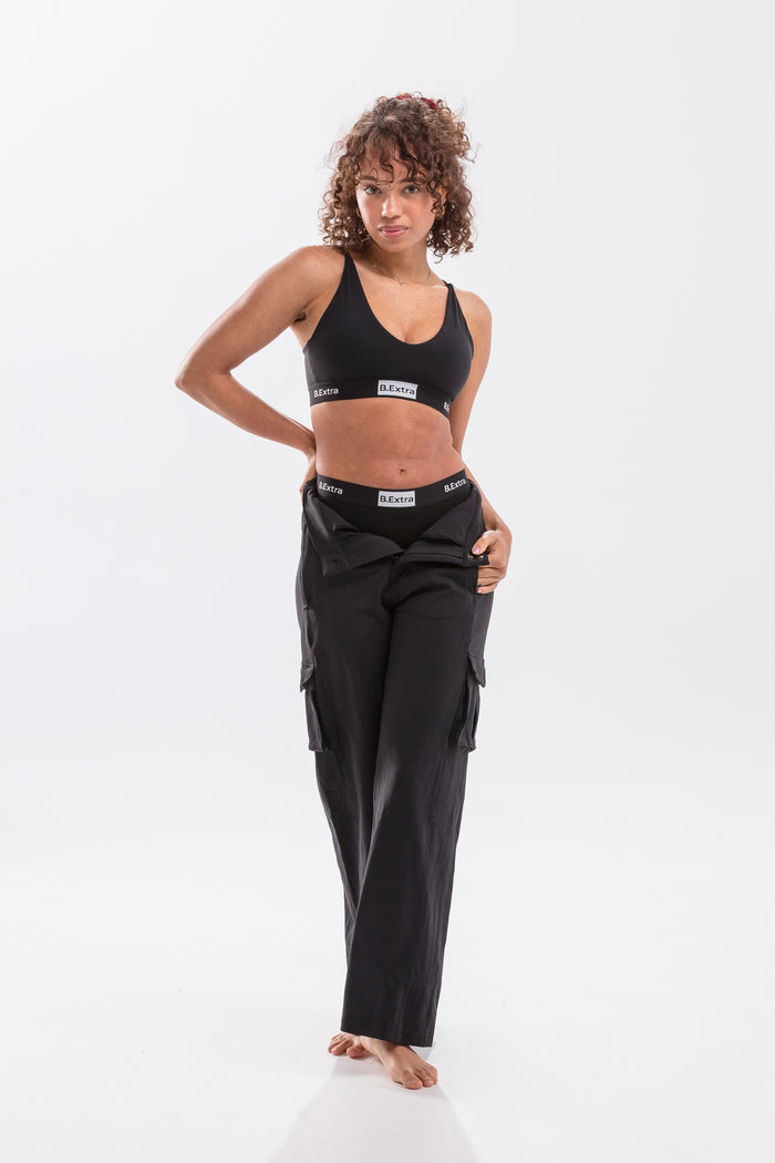 Black Label Bra - Black