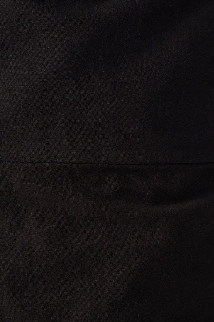 Black Square Neck Sleeveless Cotton Blouse_6