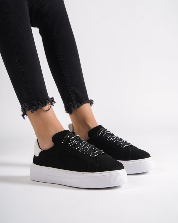 Bobe Women's Exclusive Designer Sneakers with Suede Belt (6)
