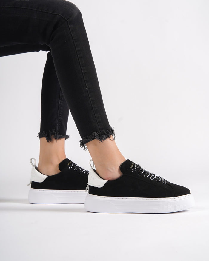 Bobe Women's Exclusive Designer Sneakers with Suede Belt (7)