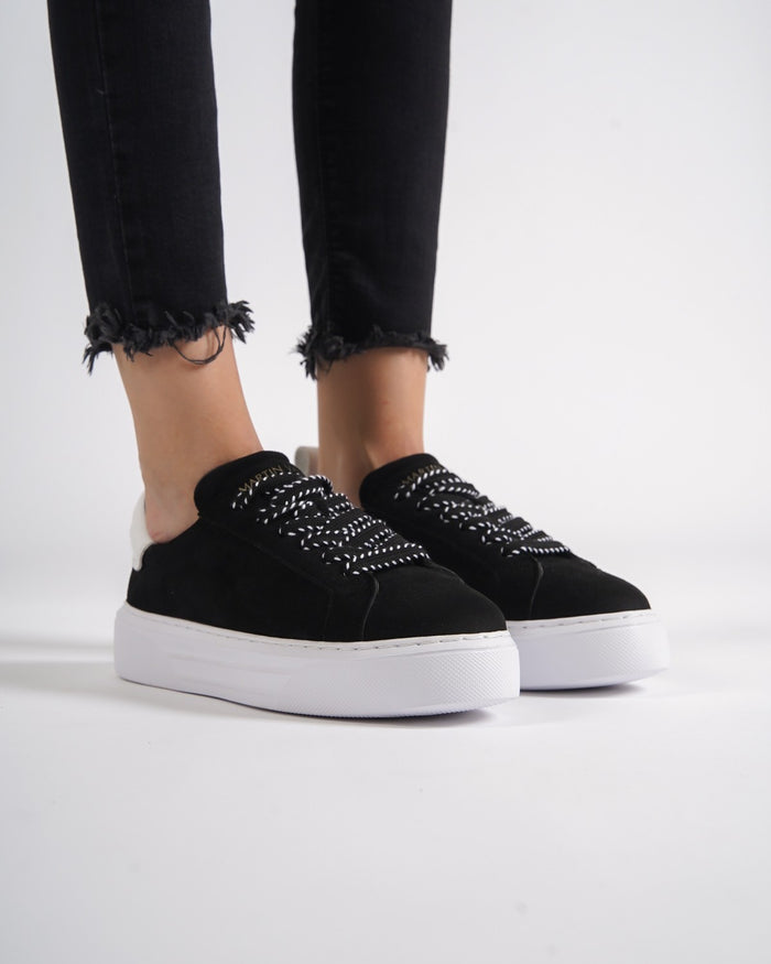 Bobe Women's Exclusive Designer Sneakers with Suede Belt (8)