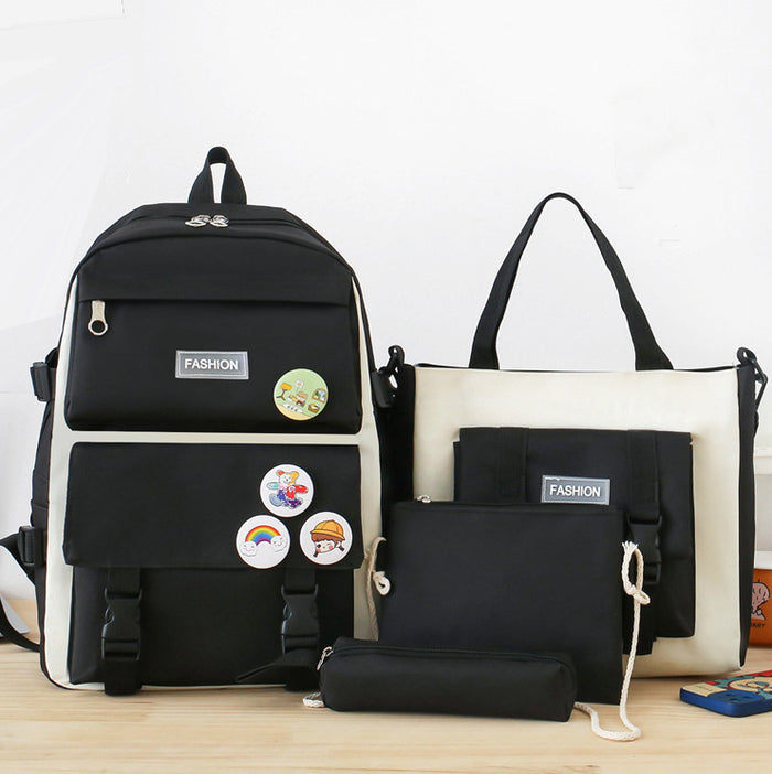 BP820 - Korean Fashion 4pc Backpack Set