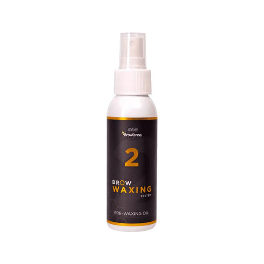 BrowXenna Pre-Waxing Oil - Step 2