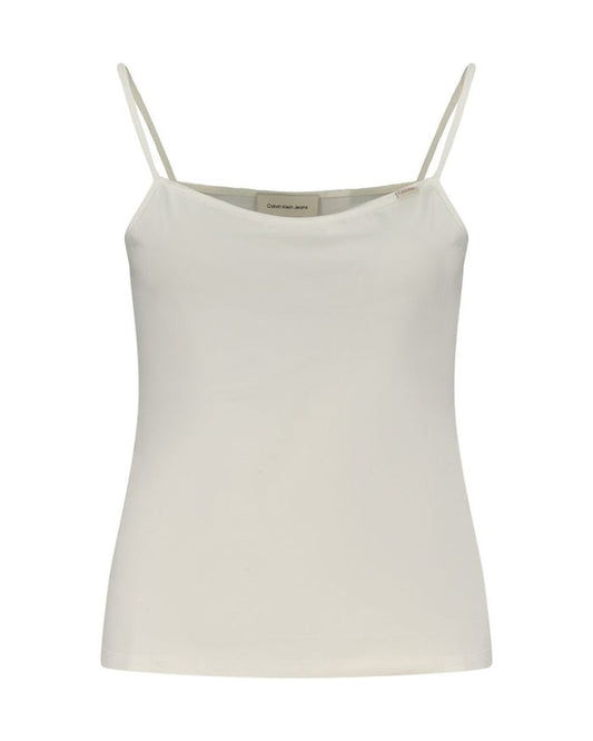 Calvin Klein White Cotton Womens Tank