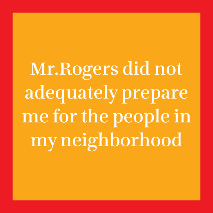 CARD Mr. Rogers | Funny Party Gift | Kitsch Greeting Cards