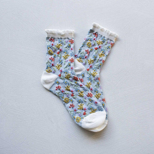 Casual Socks-Love Floral