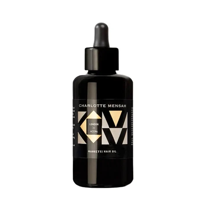 Charlotte Mensah Manketti Hair Oil, award winning oil for afro, curly and textured hair