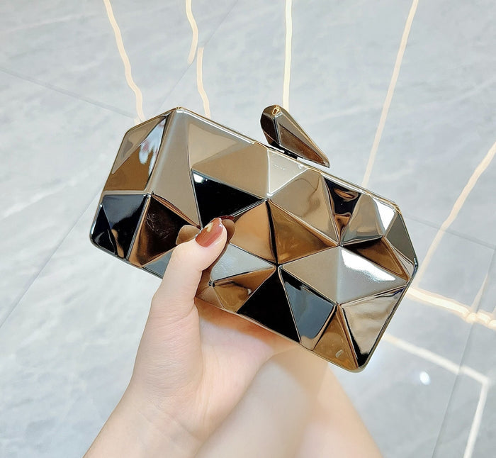 CL1245 - Luxury Golden Evening Dress Clutch
